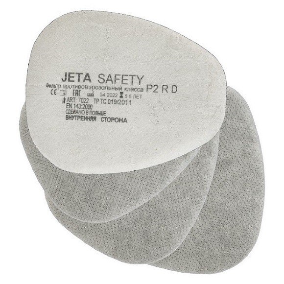 Предфильтр Jeta Safety 7022  от пыли и аэрозолей класса P2 R с углем (упак.4 шт.)