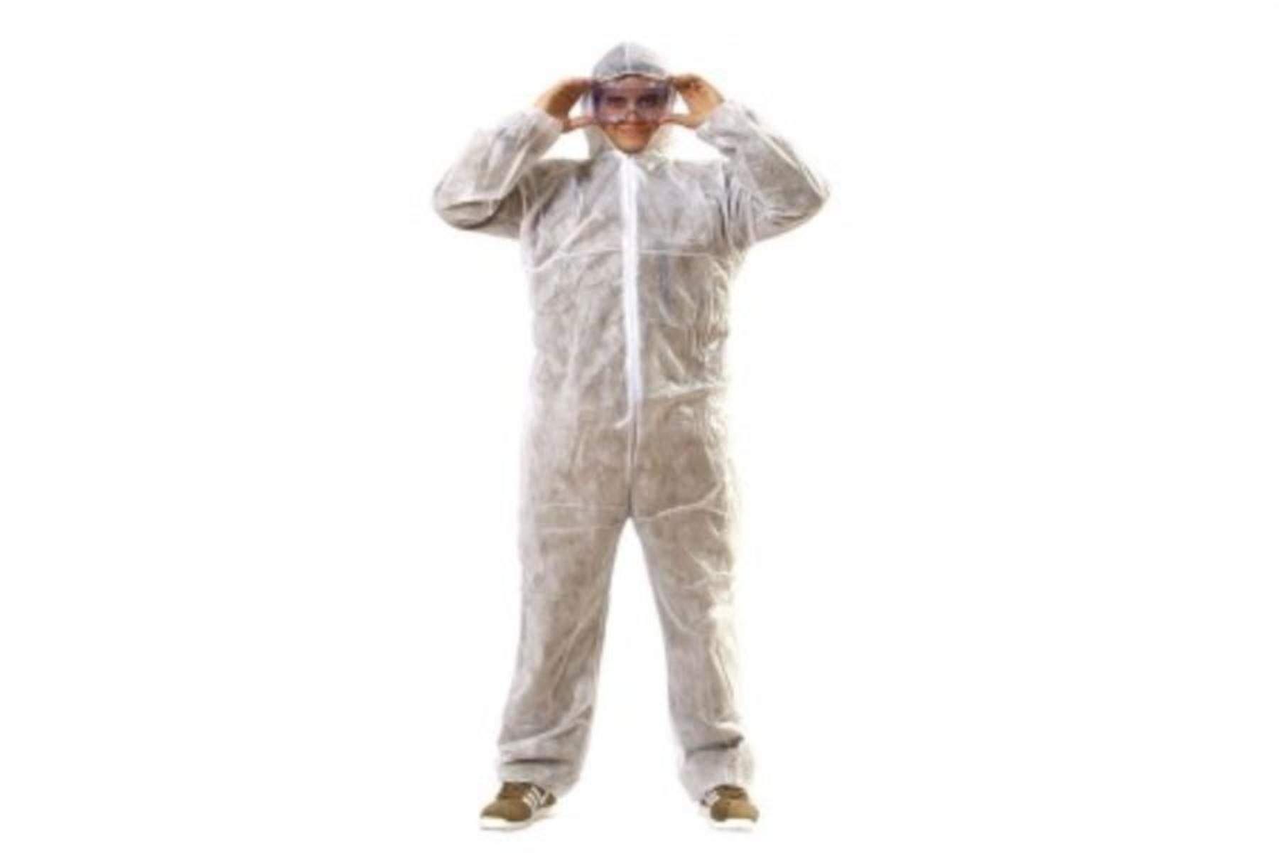 Комбинезон одноразовый спанбонд  пл.40 гр Комбинезон одноразовый спанбонд  пл.40 гр