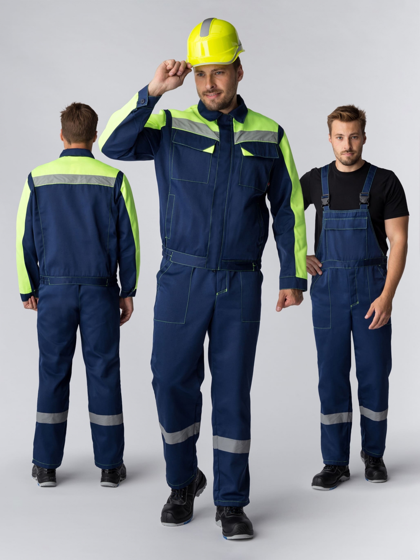 Костюм Сфера-2 СОП CH (тк.Смесовая,210) п/к, т.синий/лимонный Костюм Сфера-2 СОП CH (тк.Смесовая,210) п/к, т.синий/лимонный