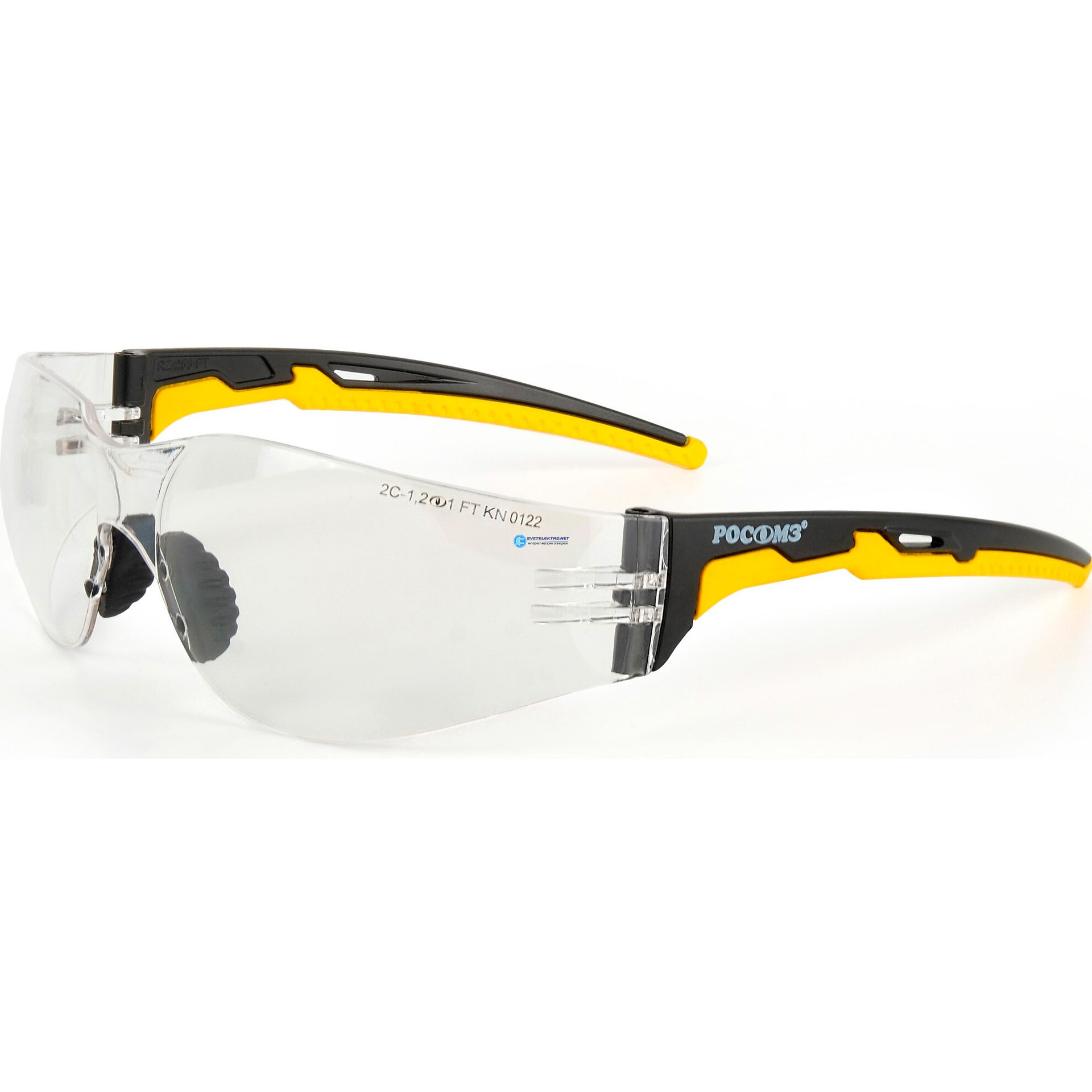 Защитные открытые очки РОСОМЗ О15 HAMMER ACTIVE StrongGlass 2C-1,2 PC с мягким носоупором. Защитные открытые очки РОСОМЗ О15 HAMMER ACTIVE StrongGlass 2C-1,2 PC с мягким носоупором.