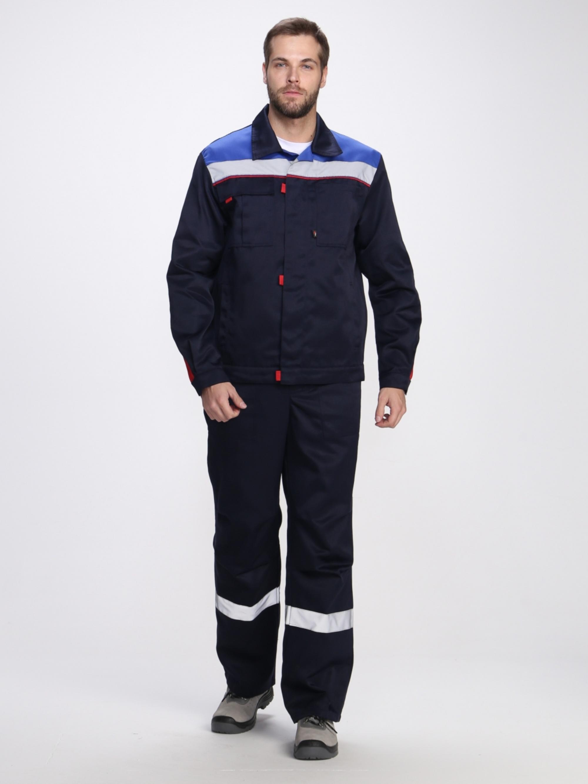 Костюм Фаворит-2 СОП усиленный IMP (тк.Смесовая,210) п/к, т.синий/васильковый/красный Костюм Фаворит-2 СОП усиленный IMP (тк.Смесовая,210) п/к, т.синий/васильковый/красный