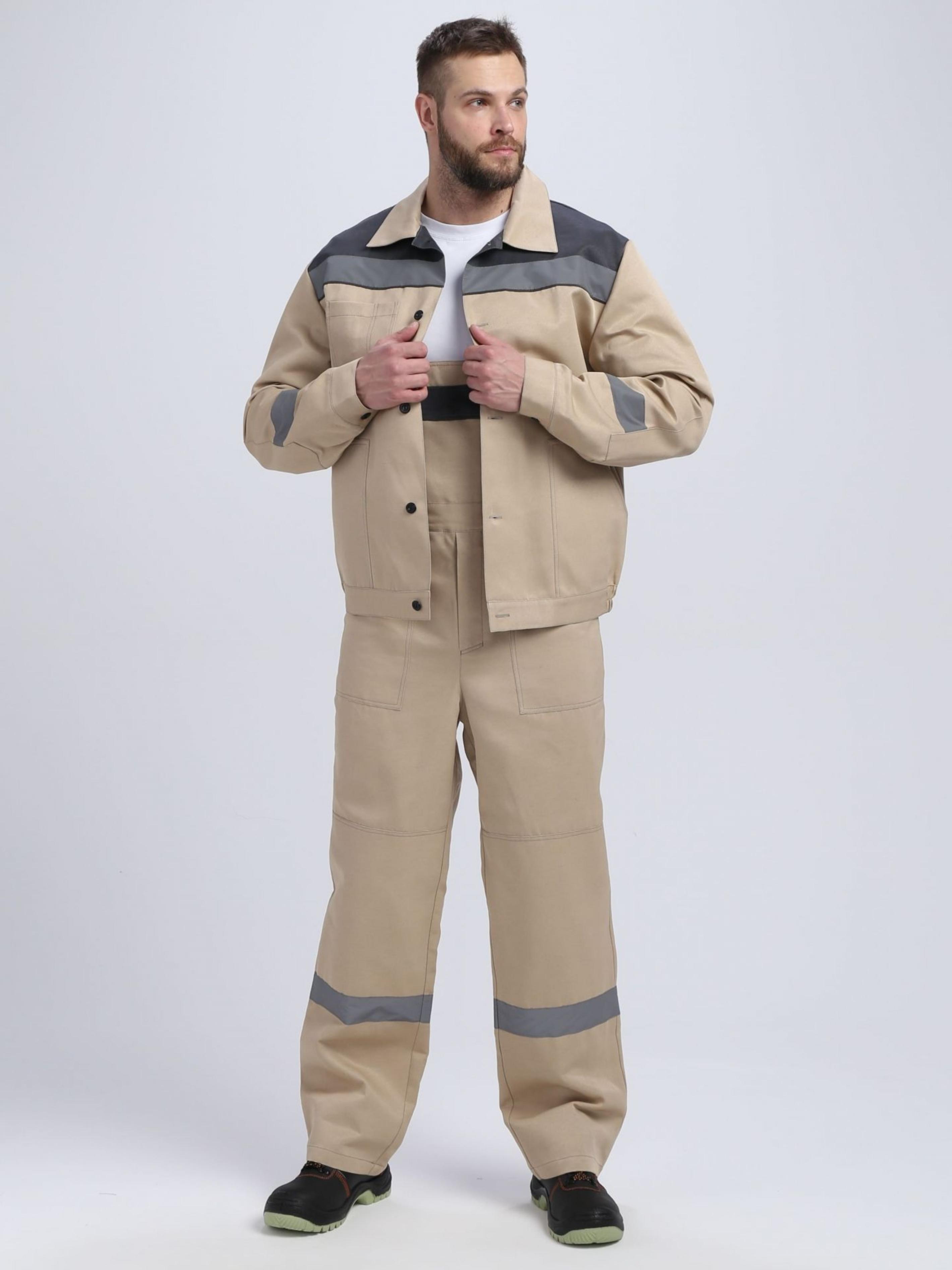 Костюм Легион-2 СОП (тк.Смесовая,210) п/к, бежевый/т.серый Костюм Легион-2 СОП (тк.Смесовая,210) п/к, бежевый/т.серый