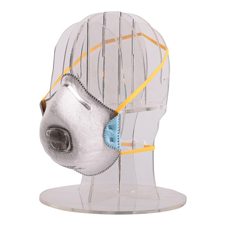 Полумаска фильтрующая (респиратор) SPIROTEK VS2200AVR