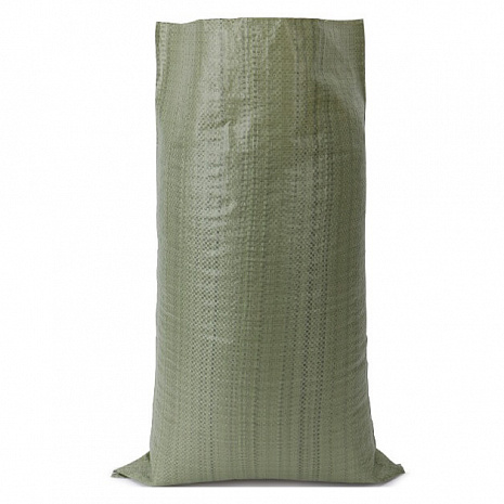 Мешок полипропиленовый зеленый 70х120 см