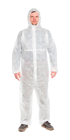 Комбинезон одноразовый спанбонд пл.60 гр